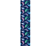 Colorful Dolphin Pattern Print Table Runner