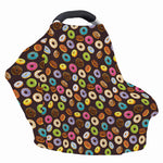 Colorful Donut Pattern Print Baby Seat Cover