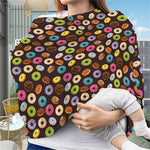 Colorful Donut Pattern Print Baby Seat Cover