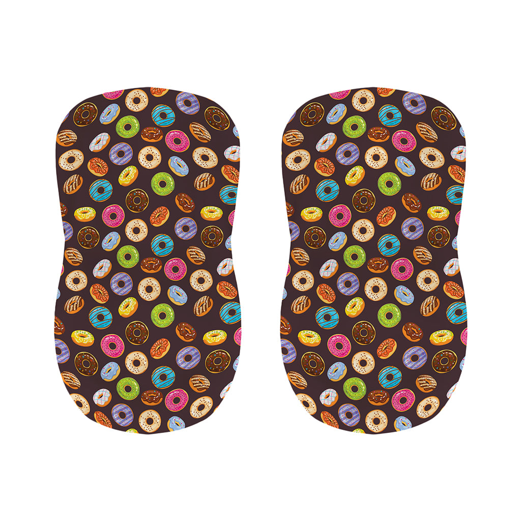 Colorful Donut Pattern Print Bar Stool Covers