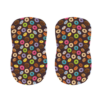 Colorful Donut Pattern Print Bar Stool Covers