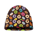Colorful Donut Pattern Print Beanie