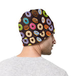 Colorful Donut Pattern Print Beanie