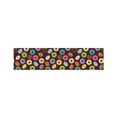Colorful Donut Pattern Print Bed Runner
