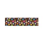 Colorful Donut Pattern Print Bed Runner