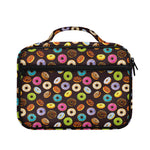 Colorful Donut Pattern Print Briefcase Bible Bag