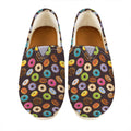 Colorful Donut Pattern Print Casual Shoes
