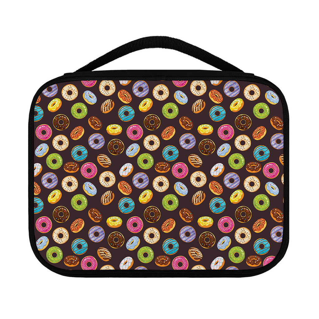 Colorful Donut Pattern Print Classic Bible Case