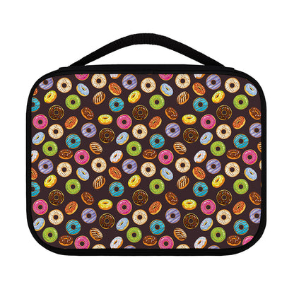 Colorful Donut Pattern Print Classic Bible Case