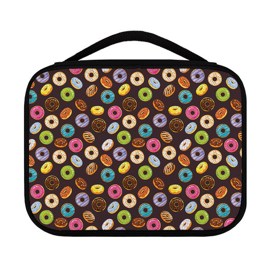 Colorful Donut Pattern Print Classic Bible Case