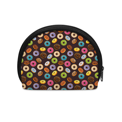 Colorful Donut Pattern Print Coin Purse