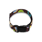 Colorful Donut Pattern Print Dog Collar