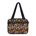 Colorful Donut Pattern Print Double Strap Bible Bag