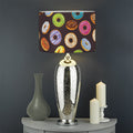 Colorful Donut Pattern Print Drum Lamp Shade
