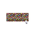 Colorful Donut Pattern Print Extended Mouse Pad