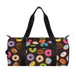 Colorful Donut Pattern Print Gym Bag