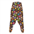 Colorful Donut Pattern Print Hammer Pants