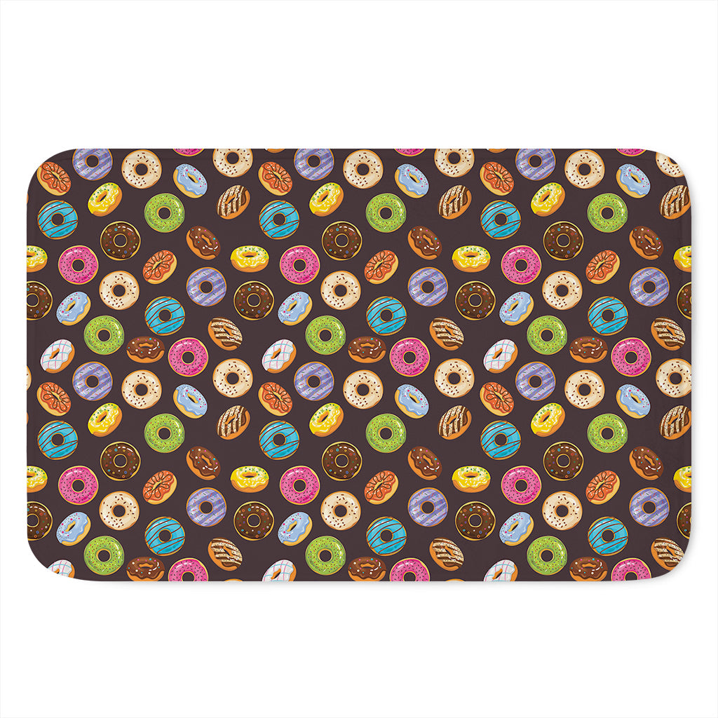 Colorful Donut Pattern Print Indoor Door Mat