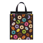 Colorful Donut Pattern Print Insulated Lunch Tote