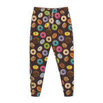 Colorful Donut Pattern Print Jogger Pants