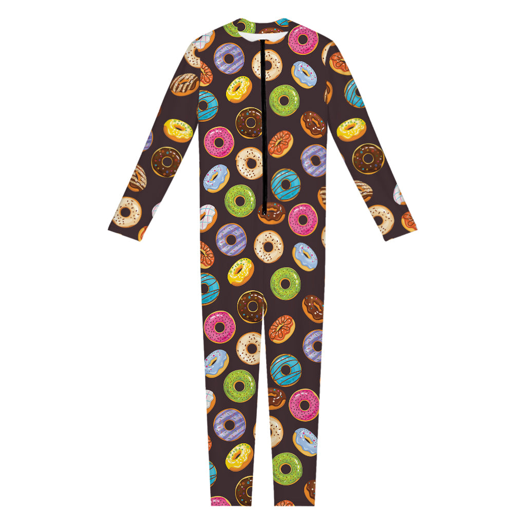 Colorful Donut Pattern Print Jumpsuit