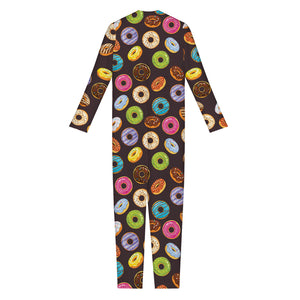 Colorful Donut Pattern Print Jumpsuit