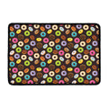 Colorful Donut Pattern Print Kitchen Mat