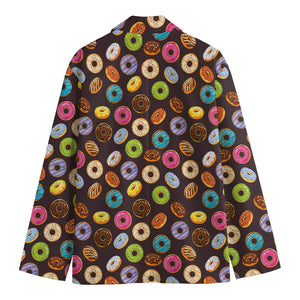 Colorful Donut Pattern Print Men's Blazer