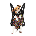 Colorful Donut Pattern Print Pet Carrier Backpack