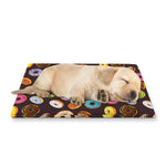 Colorful Donut Pattern Print Pet Cooling Mat Cover
