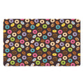 Colorful Donut Pattern Print Polyester Doormat