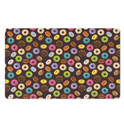 Colorful Donut Pattern Print Polyester Doormat