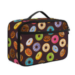 Colorful Donut Pattern Print Portable Lunch Bag