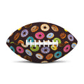 Colorful Donut Pattern Print Rugby Ball