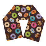 Colorful Donut Pattern Print Scarf