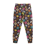 Colorful Donut Pattern Print Sweatpants