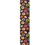 Colorful Donut Pattern Print Table Runner