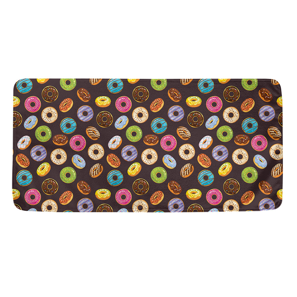 Colorful Donut Pattern Print Towel