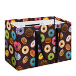 Colorful Donut Pattern Print Utility Tote Bag
