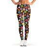 Colorful Donut Pattern Print Women's Leggings