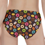 Colorful Donut Pattern Print Women's Panties