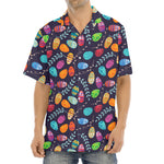 Colorful Easter Eggs Pattern Print Aloha Shirt