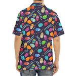 Colorful Easter Eggs Pattern Print Aloha Shirt