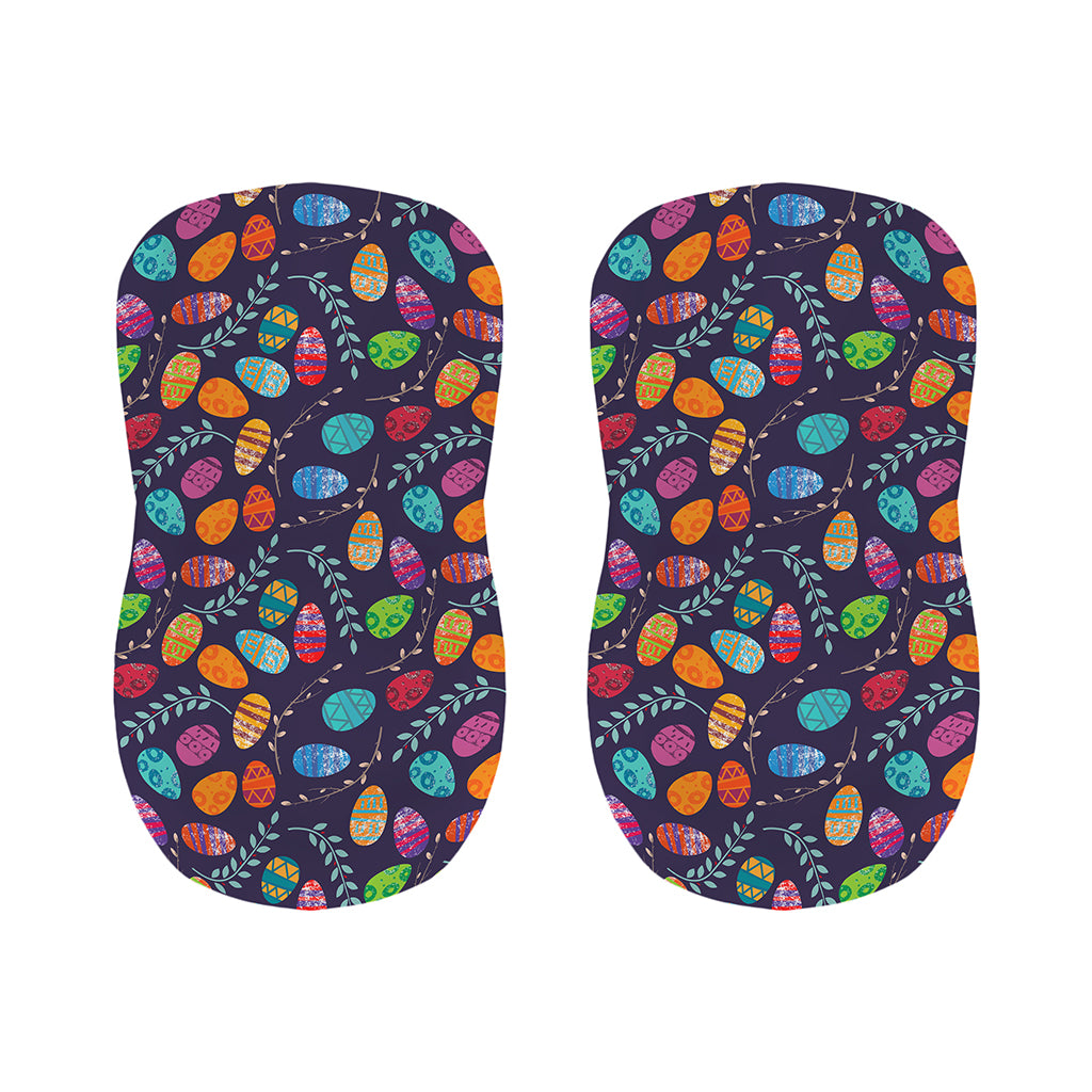 Colorful Easter Eggs Pattern Print Bar Stool Covers