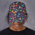 Colorful Easter Eggs Pattern Print Baseball Cap