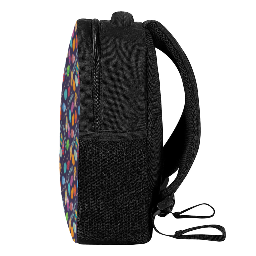 Colorful Easter Eggs Pattern Print Casual Backpack