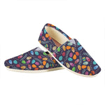 Colorful Easter Eggs Pattern Print Casual Shoes