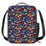 Colorful Easter Eggs Pattern Print Crossbody Lunch Bag