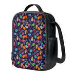 Colorful Easter Eggs Pattern Print Crossbody Lunch Bag