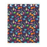 Colorful Easter Eggs Pattern Print Curtain